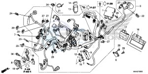 NC750XAG NC750X Europe Direct - (ED) drawing WIRE HARNESS