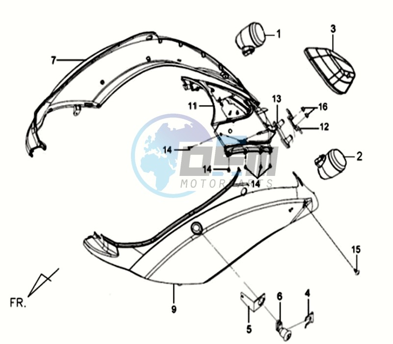 COWLING / TAIL LIGHT / INDICATORS