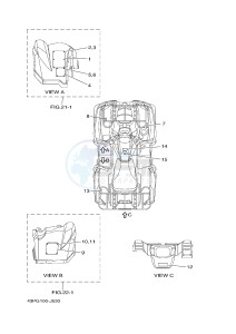 YFM700FWAD YFM7FGPSEB GRIZZLY 700 EPS SPECIAL EDITION (1HPB) drawing EMBLEM & LABEL 1