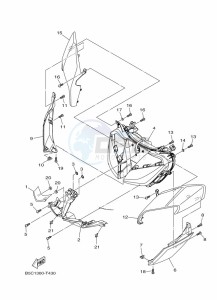 TRACER 900 MTT850 (B5CF) drawing HEADLIGHT