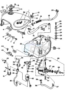 XV VIRAGO 535 drawing FUEL TANK