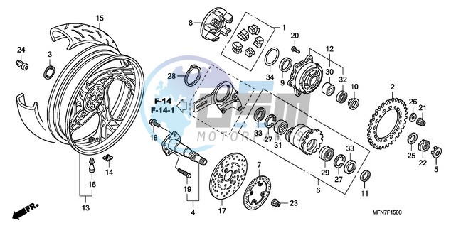 REAR WHEEL