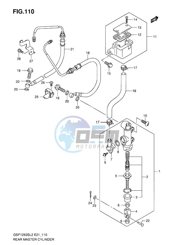 REAR MASTER CYLINDER