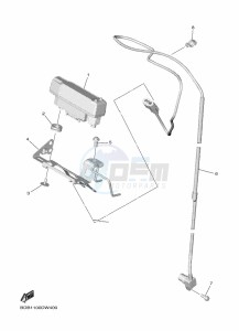 WR450F (BDB4) drawing METER