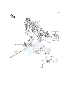 NINJA 250SL ABS BX250BGFA XX (EU ME A(FRICA) drawing Engine Mount