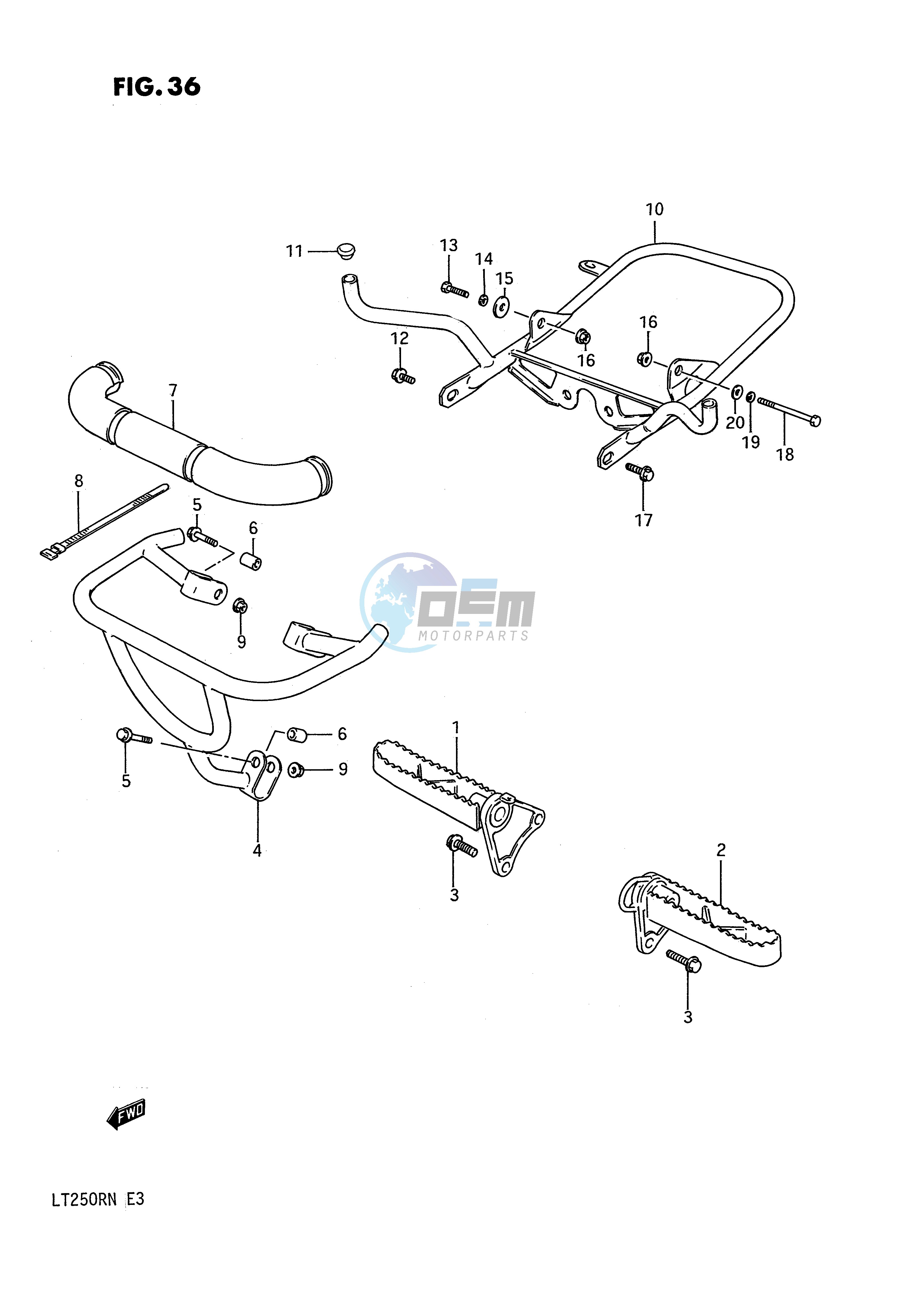 FOOTREST (MODEL F G)