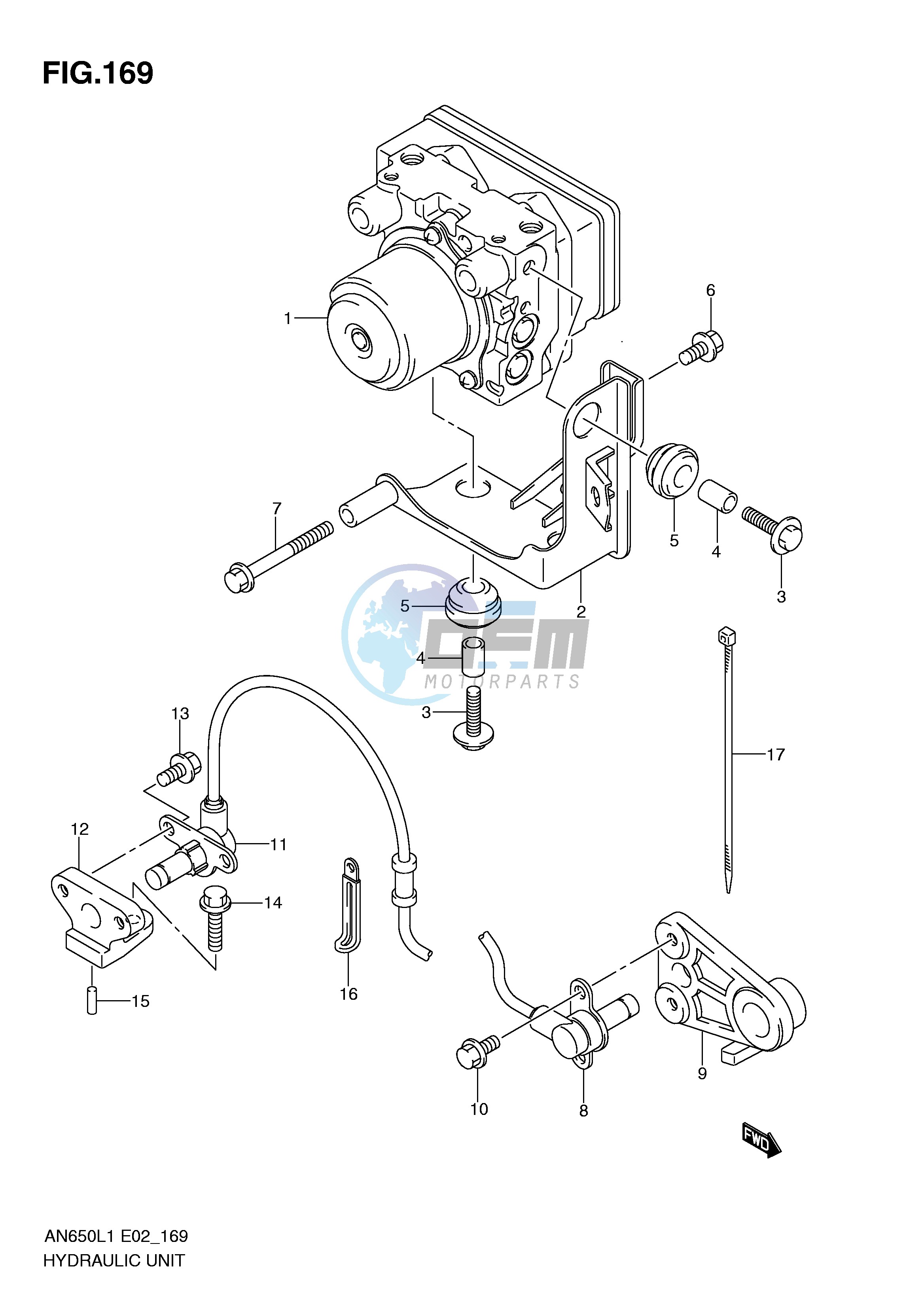 HYDRAULIC UNIT (AN650AL1 E51)