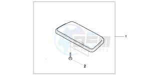 GL1800A drawing TRUNK VANITY MIRR