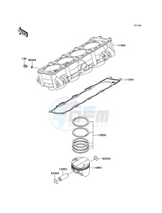 Z750 ZR750LBF FR GB XX (EU ME A(FRICA) drawing Cylinder/Piston(s)