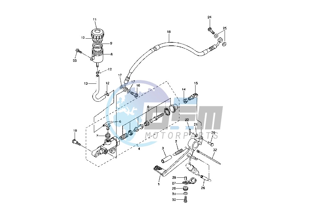 REAR MASTER CYLINDER