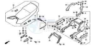 ST1100 drawing SEAT