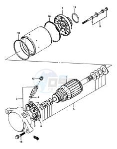 LT-F250 1997 drawing STARTING MOTOR