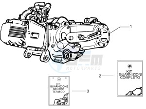 Liberty 50 4t Sport drawing Engine assembly