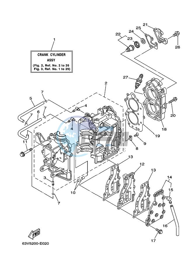 CYLINDER--CRANKCASE