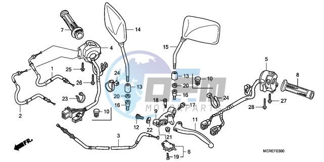 HANDLE LEVER/SWITCH/CABLE