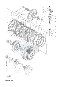 XT660ZA XT660Z ABS TENERE (2BE4 2BE4 2BE4) drawing CLUTCH