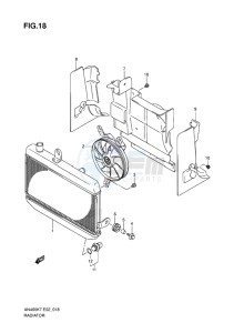 AN400Z ABS BURGMAN EU-UK drawing RADIATOR