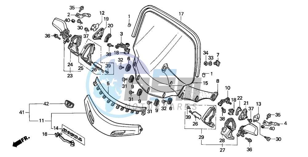 WIND SCREEN (GL1500A)