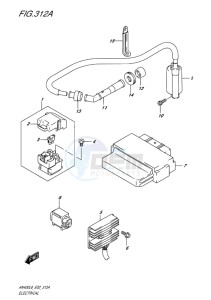 AN400 ABS BURGMAN EU-UK drawing ELECTRICAL