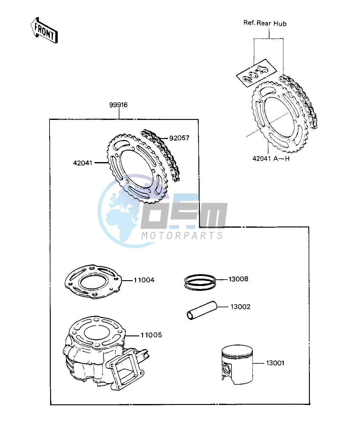 OPTIONAL PARTS -- 84 KX80-E2- -