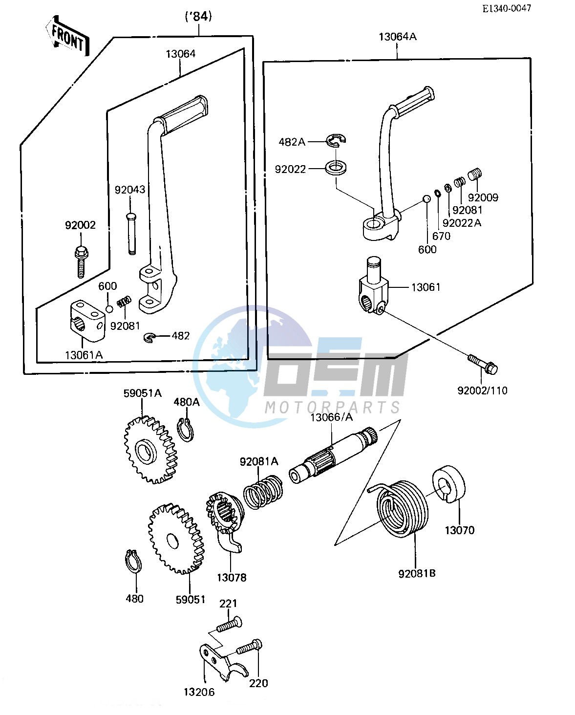 KICKSTARTER MECHANISM