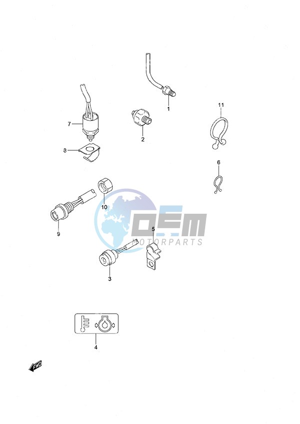 Sensor/Switch Gas Assist Tilt