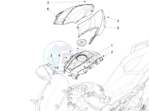 CAPONORD 1200 RALLY E3 ABS (NAFTA) drawing Tank cover