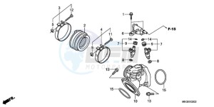 VT750C9 Korea - (KO / MK) drawing INTAKE MANIFOLD