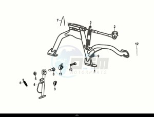 FIDDLE IV 50 (XG05W1-NL) (E5) (M1-M3) drawing MAIN STAND SIDE STAND