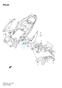 GSR750 (E21) drawing REAR FENDER (GSR750L1 E21)