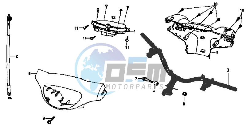 DASHBOARD / METER CABLE  / WIRE HARNESS