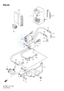 SFV650 (E21) Gladius drawing ELECTRICAL (SFV650AL1 E21)