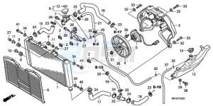 CB600FAA F / ABS CMF 25K drawing RADIATOR