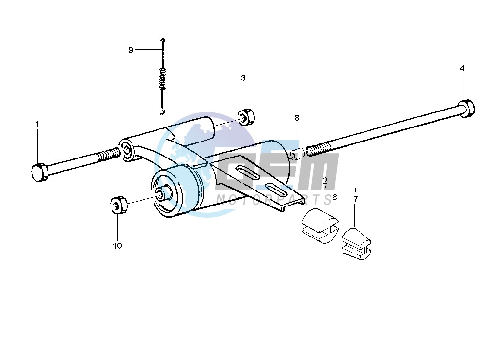 Swinging arm