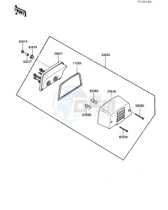 ZN 700 A [LTD SHAFT] (A1-A2) [LTD SHAFT] drawing TAILLIGHT