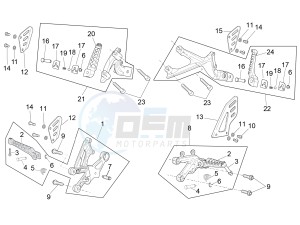 RSV4 1000 Racing Factory L.E. (EMEA, APAC) (AUS, CP, EU, GB, J, MAL, NZ, RI, VN) drawing Foot rests