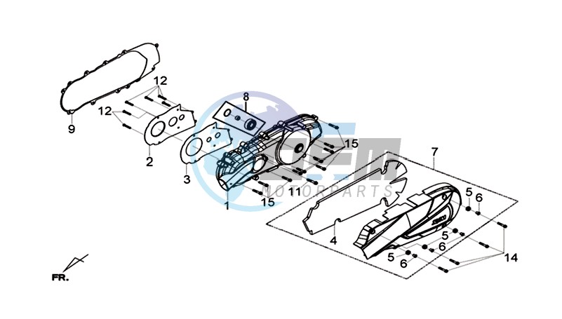 CRANKCASE COVER / GASKET