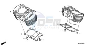 VT750C9 Korea - (KO / MK) drawing CYLINDER