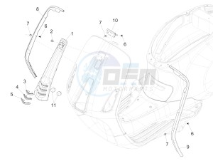 SPRINT 50 4T 4V NOABS E2 (EMEA) drawing Front shield