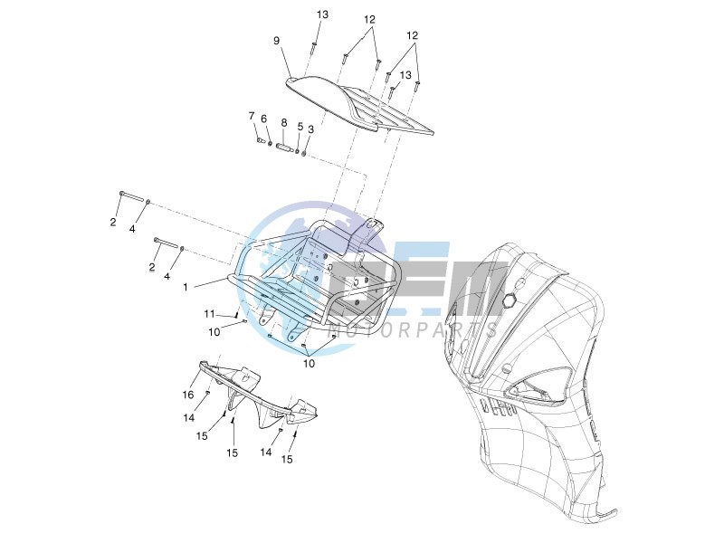 Front luggage rack