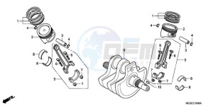 VT750CA9 UK - (E / MKH MME ST) drawing CRANKSHAFT