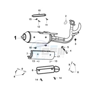 LUDIX 14 REP drawing EXHAUST