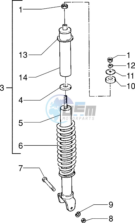 Rear Shock absorber