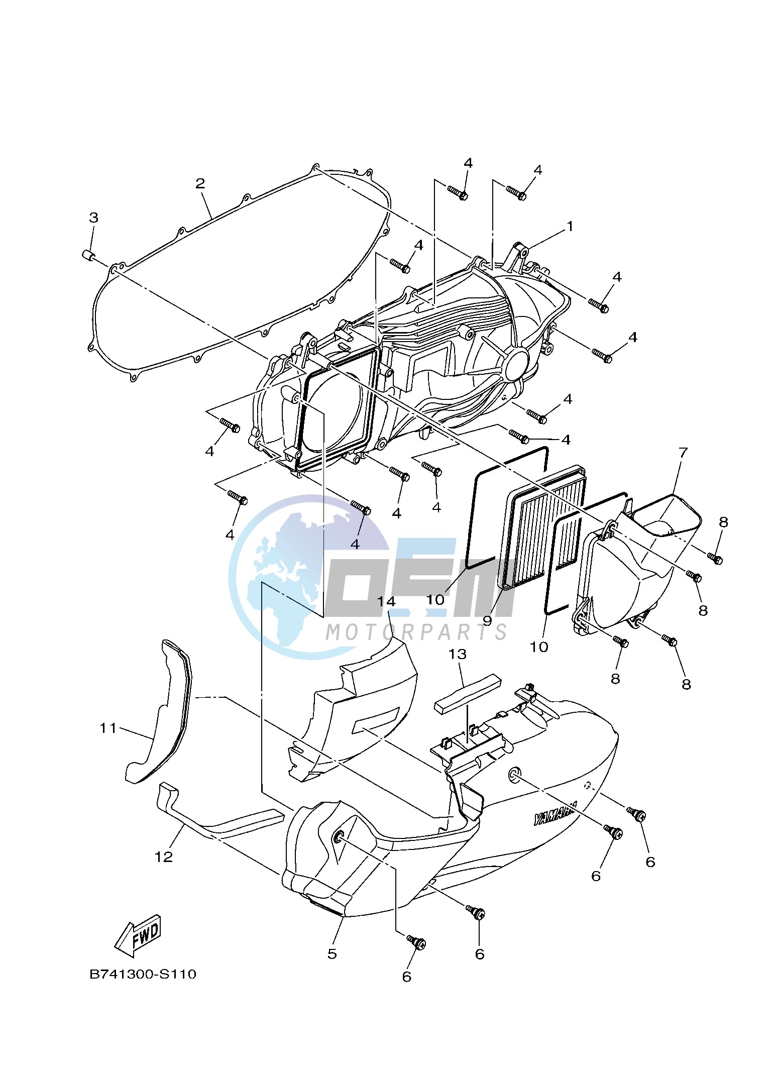 CRANKCASE COVER 1