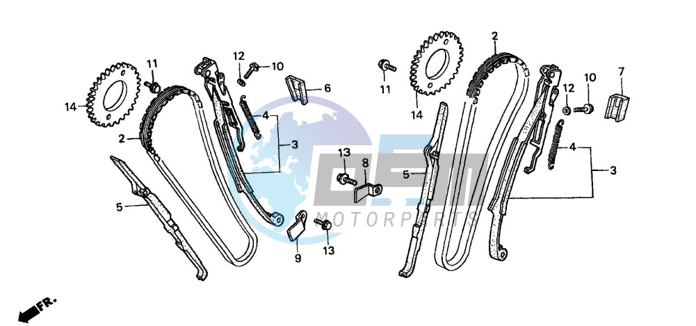 CAM CHAIN/TENSIONER