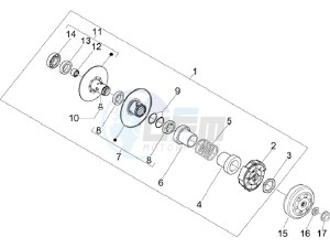 S 150 4T Vietnam drawing Driven pulley