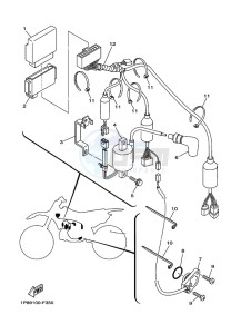 YZ250X (BF1M) drawing ELECTRICAL 1