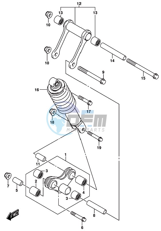 REAR CUSHION LEVER