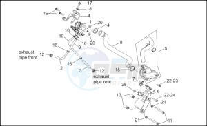 RXV 450 RXV 450-550 STREET LEGAL drawing Secondary air