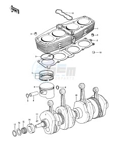 Z1 A [Z1-Z1A] 900 drawing CYLINDER_PISTONS_CRANKSHAFT